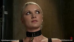 Bound blond gangbang in public Thumb