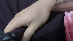 Lazy rubbing in my own velour pants until i exploded. Thumb