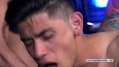 Dilf barebacking twinks in threesome before cumming Thumb