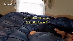 Puffy Fetish Down Comforter Humping Compilation #2 Lots Of Cum Thumb