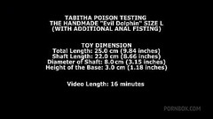 Tabitha Poison Testing The Handmade Dolphin Size L (With Additional Anal Fisting) TWT102 Thumb