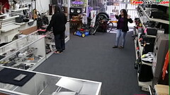 Pawnshop teen sucking pov manager before fucking out back Thumb