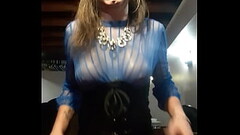 Sissy Jade Cumming In A Corset Dress Thumb