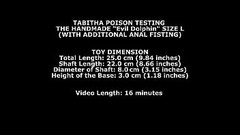 Tabitha Poison Testing The Handmade Dolphin Size L (With Additional Anal Fisting) TWT102 Thumb