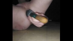 Using huge toy on my asshole Thumb