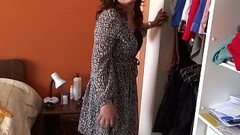 58-year-old Latin mother exhibits her delicious tits for stepson to masturbate Thumb
