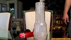 Naughty twink Micah Andrews uses dildo and fleshlight solo Thumb