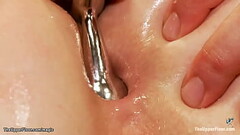 Service slave ass toyed and cunt fucked Thumb