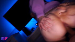 Playful girl sucks juicy cock and rides great big ass Thumb