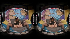 Solo darling, Kity is masturbating and moaning, in VR Thumb