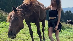 Small Teen Fucked Outdoors By A Huge Cock - Mini Julia Thumb