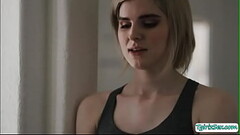 Blonde ts cutie sucks stepdods bigcock Thumb