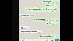 Chat caliente por wasap con chica tinder infiel parte 4 Thumb