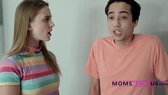 StepMom Saves StepSon From His Nympho StepSis To Join Them Thumb