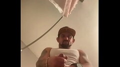 Balano Megallie jerks his hard cock Thumb