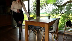 business trip - boss bends his secretary in stockings over the desk cum on pussy - business-bitch Thumb