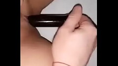Slutty wife fuck her pussy with dildo Thumb