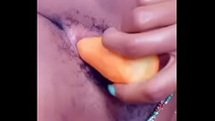 RedWish Girl : Gets horny and masturbate with carrot Thumb