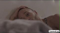 Ladyboy enjoys sucking her Stepbros dick Thumb