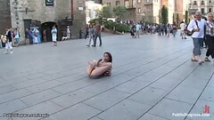 Spanish hottiewalked in crowded streets Thumb
