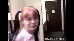 Startling brunette lady Vikki and fucker in this video Thumb