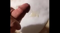 Franklin Bosia masturbates hard and plays with himself. Big huge white cock being jacked off and exp Thumb