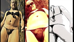 crossdresser walking on the wild side Thumb