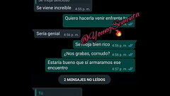 Madura cachonda se masturba para m&iacute_ y su esposo el cornudo de Plutarco6969 me lo manda por Wh Thumb