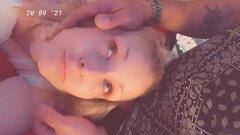 Stunning blonde sucking cock/ Wanttobewowed Thumb