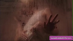 Lovely hot lesbian babes Chloe Cherry, Serene Siren eating pussy while taking a steamy hot shower Thumb
