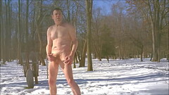 Jack Off Naked In A Wide Open Public Park In The Snow Feb 2019 Thumb