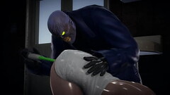 Jill Valentine squirts when Nemezis puts a vibrator up her ass - Resident Evil Porn Thumb