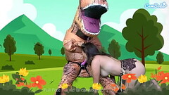 Cave Girl Madi Laine Dino Blowjob Thumb