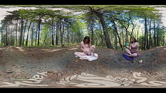 Sexual Yanks VR Turquoise Masturbating Outdoors Thumb