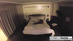 Sexy Jezebelle Bond hangs out in her hotel room Thumb