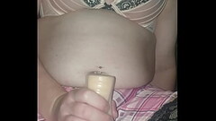 Licking cum out of a pocket pussy Thumb