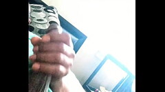 Jerking long cock Thumb