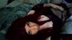 Crossdresser teasing in black bodystocking waiting to get fucked by wife Thumb