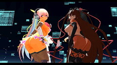 MMD four girls  sing and undress Thumb