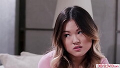 Asian babe and bff sharing one big cock Thumb