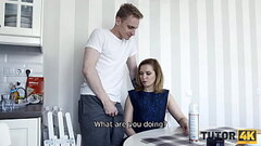 TUTOR4K. Tutor calms down angry student with help of quick sex Thumb