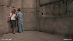 Doctor fucks bound babe with machine Thumb