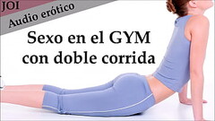Ella entrena con sexo. Correte dos veces en el GYM sexual. JOI en espa&ntilde_ol. Thumb