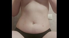 Big Boobs Girl Fingering Hairy Pussy - Solo Female Thumb