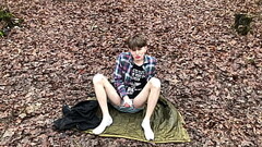 Camping with Daddy Outdoor /daddy Filmed me &amp_ CUM AS VULCANO / Cute Boy Thumb