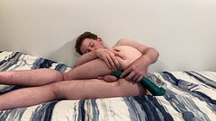 Cute Teen Making His Hole Wet And Creamy With Mr. Hankey&rsquo_s Sigmaloid Thumb