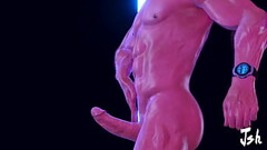 Chris Tease with a Hard Dick Thumb