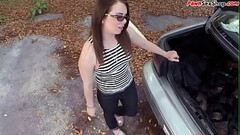 Petite pawnshop spex babe fucked before facial Thumb