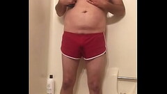 Sexy man piss in shorts Thumb