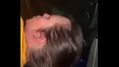 Slut takes bbc on roof of car in public Thumb